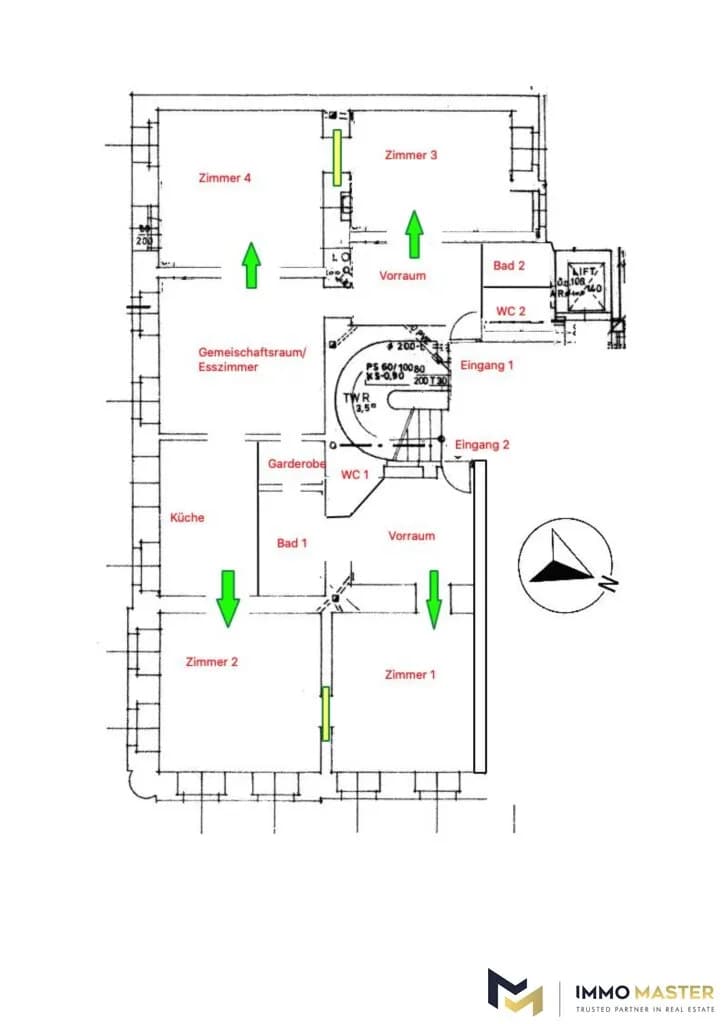 5-Zimmer-Wohnung mieten in Wien – 155 m², € 2.400 – Bild 13 von 13
