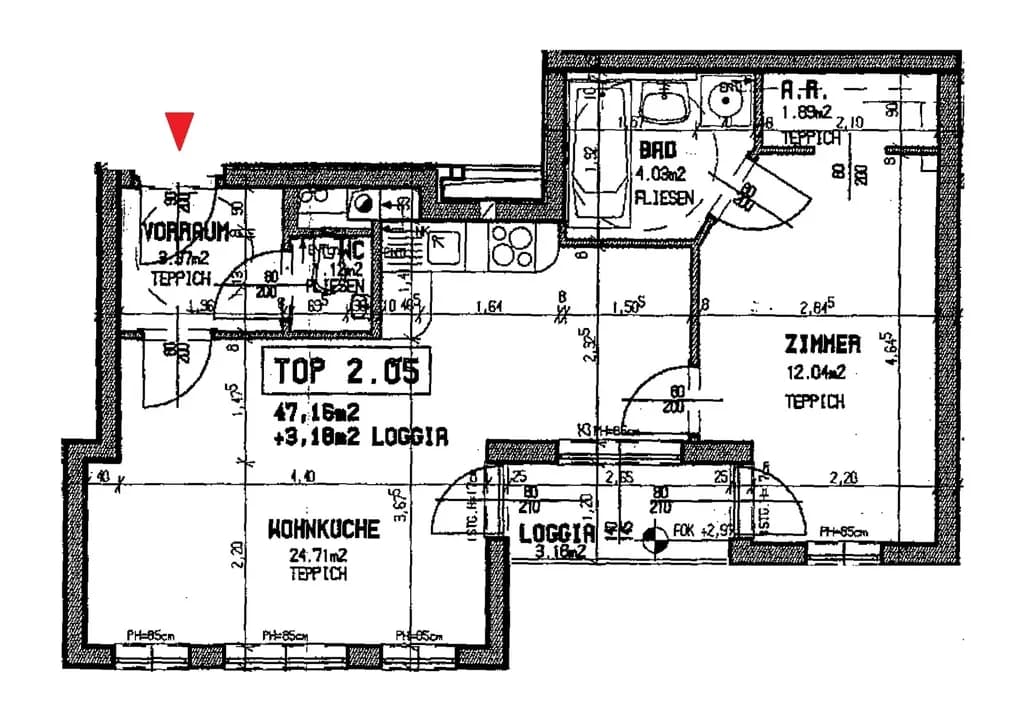 2-Zimmer-Wohnung kaufen in Wien – 47 m², € 231.500 – Bild 11 von 11