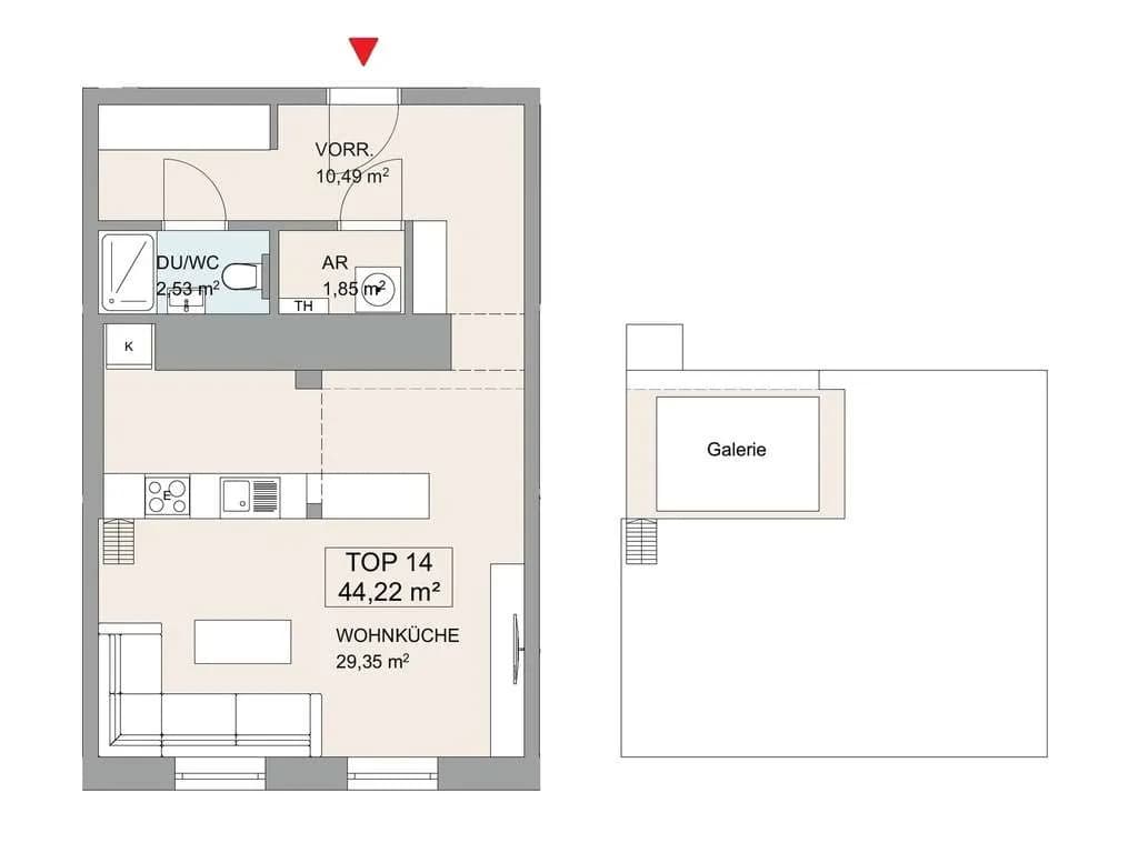 1-Zimmer-Wohnung kaufen in Wien – 45 m², € 358.800 – Bild 10 von 10