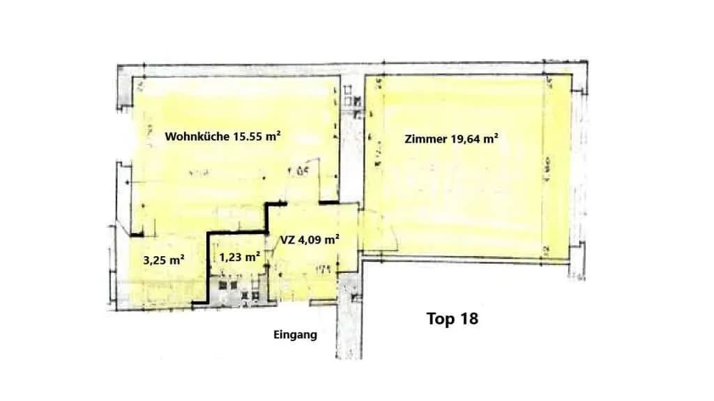 1-Zimmer-Wohnung kaufen in Wien – 44 m², € 199.000 – Bild 7 von 7