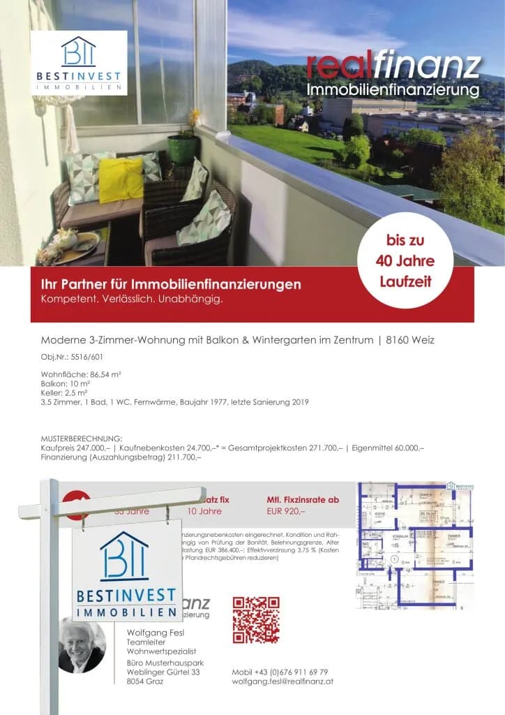 3-Zimmer-Wohnung kaufen in Weiz – 86,54 m² – Bild 16 von 16