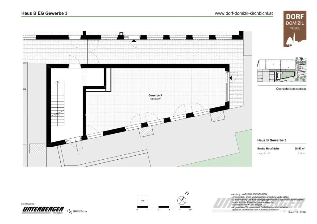 Gewerbeimmobilie mieten in Kufstein – 59 m², € 1.308 – Bild 2 von 9