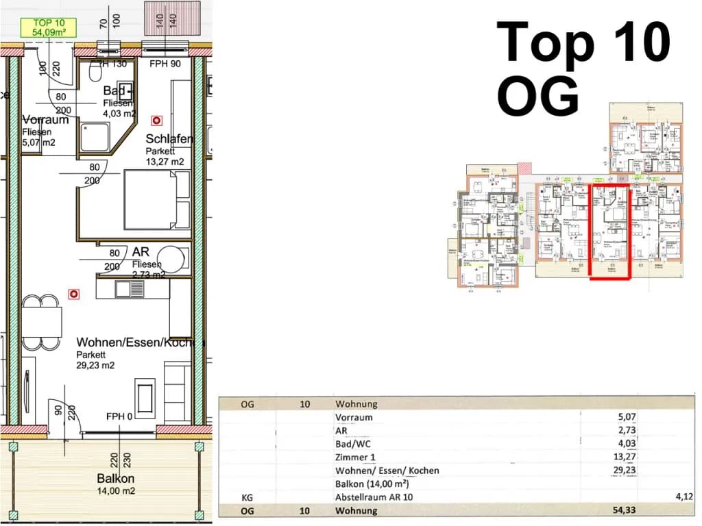 2-Zimmer-Wohnung kaufen in Leibnitz – 54,33 m², € 168.000 – Bild 11 von 11