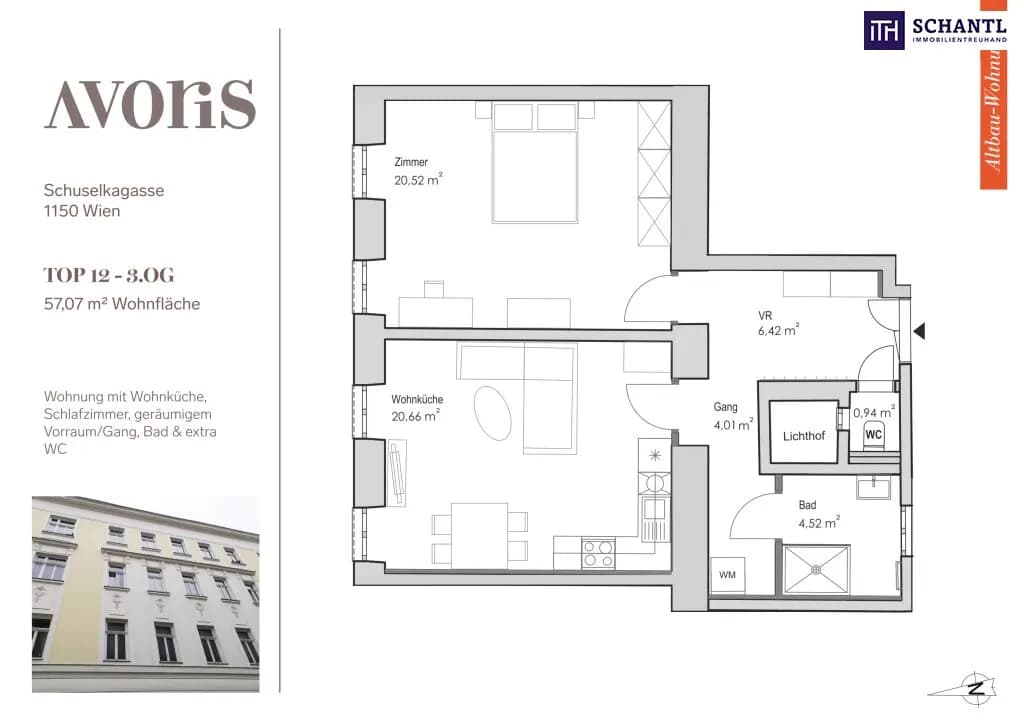 2-Zimmer-Wohnung kaufen in Wien – 57,07 m², € 339.000 – Bild 20 von 20