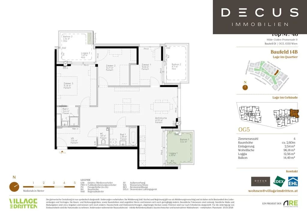 4-Zimmer-Wohnung kaufen in Wien – 96,18 m², € 858.000 – Bild 5 von 5