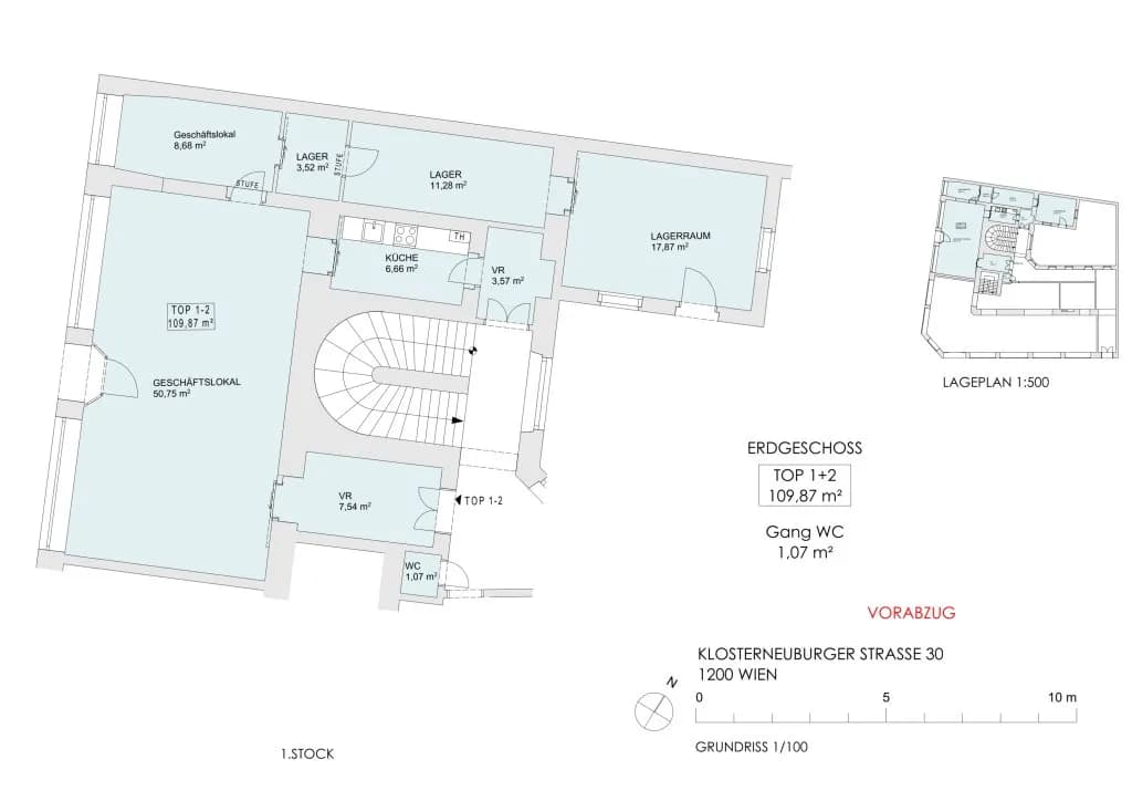2-Zimmer-Gewerbeimmobilie kaufen in Wien – 110 m², € 333.000 – Bild 12 von 12