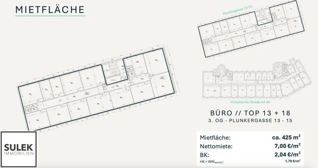 13-Zimmer-Gewerbeimmobilie mieten in Wien – 424 m², € 3.812 – Bild 24 von 24