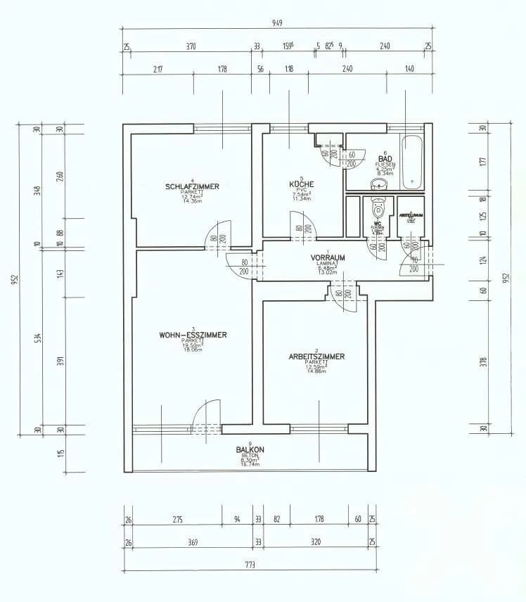 3-Zimmer-Wohnung kaufen in Graz – 67 m², € 209.500 – Bild 7 von 7