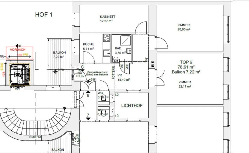 3-Zimmer-Wohnung kaufen in Wien – 79 m², € 475.000 – Bild 10 von 10