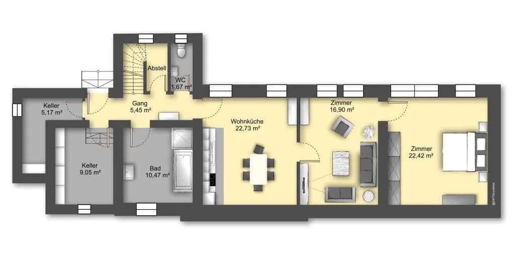 Haus kaufen in Baden – 206,52 m², € 390.000 – Bild 53 von 55