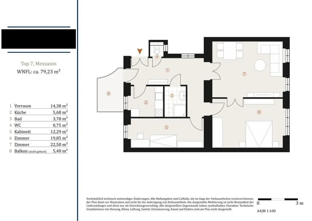 3-Zimmer-Wohnung kaufen in Wien – 79,23 m², € 529.000 – Bild 26 von 26