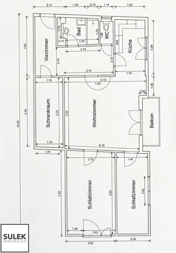 3-Zimmer-Wohnung mieten in Wien – 96 m², € 1.675 – Bild 21 von 21