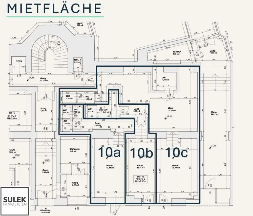 4-Zimmer-Gewerbeimmobilie mieten in Wien – 109 m², € 1.526 – Bild 21 von 21