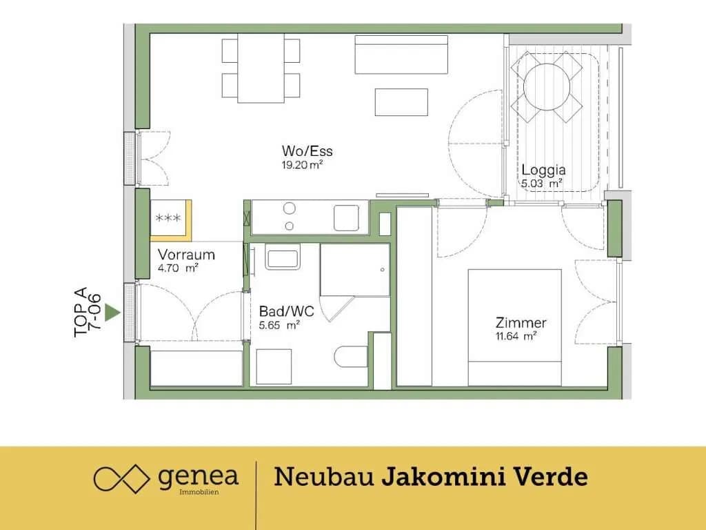 2-Zimmer-Wohnung kaufen in Graz – 41,18 m², € 227.000 – Bild 3 von 16