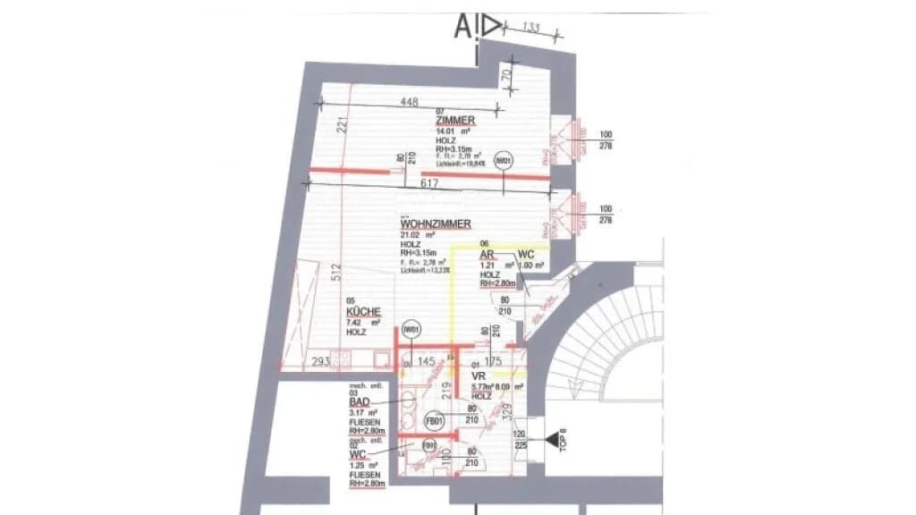 2-Zimmer-Wohnung kaufen in Wien – 53,84 m², € 499.000 – Bild 8 von 8
