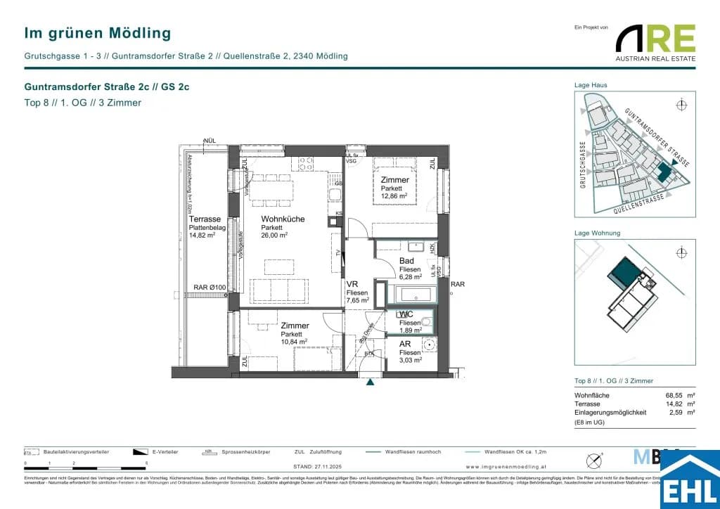 Immobilie kaufen in Mödling – 68,55 m², € 416.075 – Bild 9 von 9