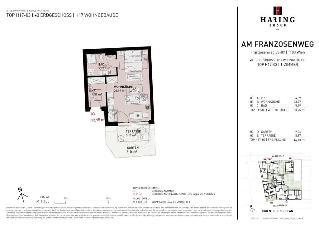 1-Zimmer-Wohnung kaufen in Wien – 33,95 m², € 241.500 – Bild 10 von 10