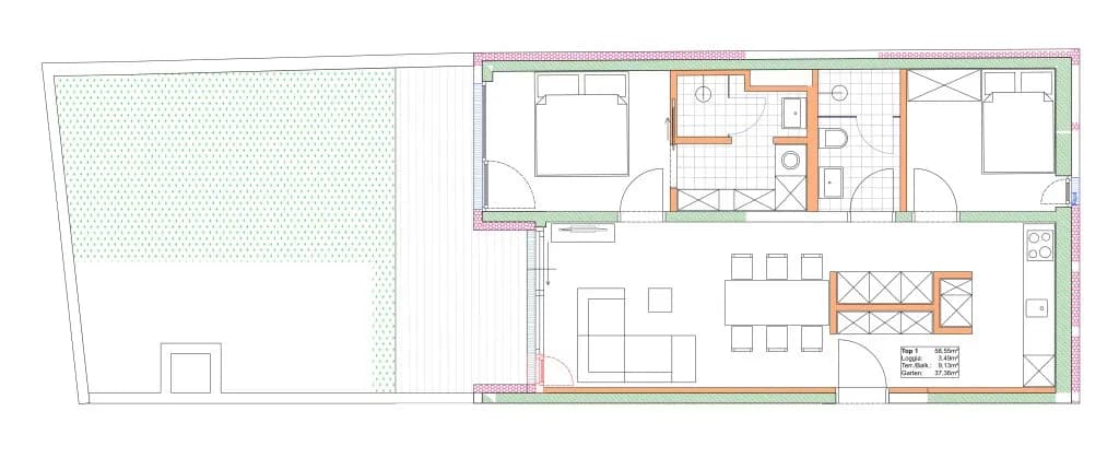 3-Zimmer-Wohnung kaufen in Wien – 58,55 m², € 399.340 – Bild 7 von 8