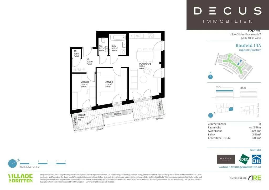 3-Zimmer-Wohnung kaufen in Wien – 66,29 m², € 578.000 – Bild 10 von 10