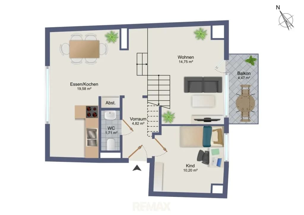 3-Zimmer-Wohnung kaufen in Graz – 81 m², € 249.000 – Bild 2 von 21