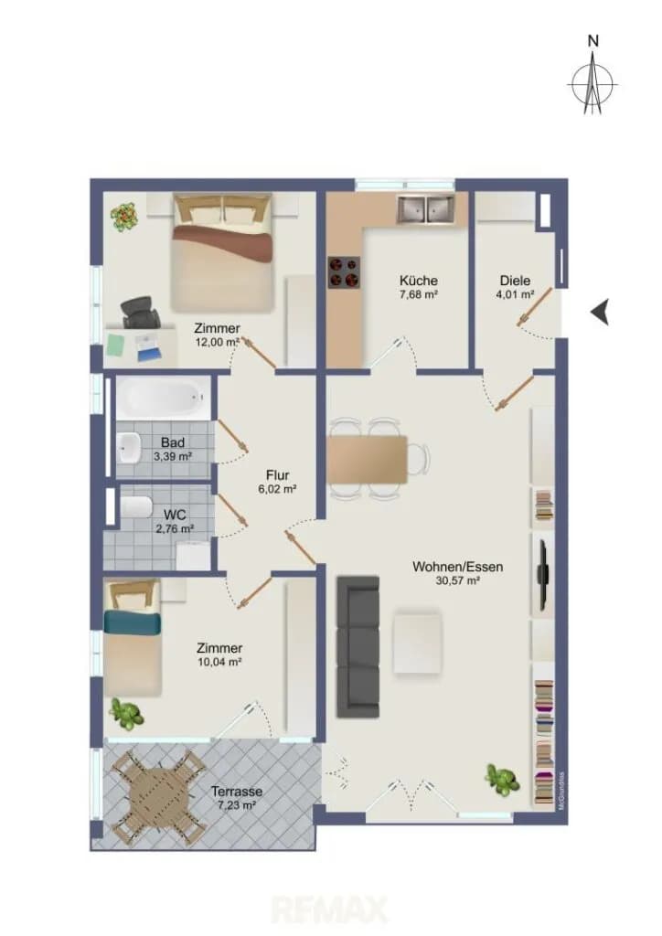 3-Zimmer-Wohnung kaufen in Graz – 76,47 m², € 239.000 – Bild 11 von 11