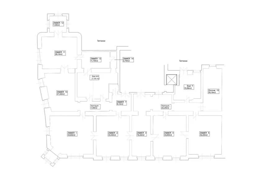 10-Zimmer-Wohnung mieten in Graz – 335 m², € 8.467 – Bild 19 von 19