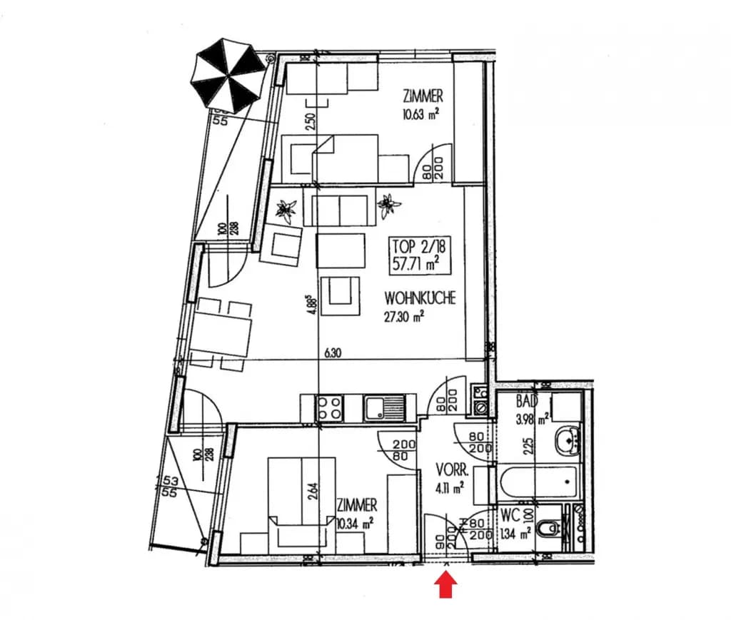 3-Zimmer-Wohnung kaufen in Wien – 58 m², € 325.000 – Bild 10 von 10