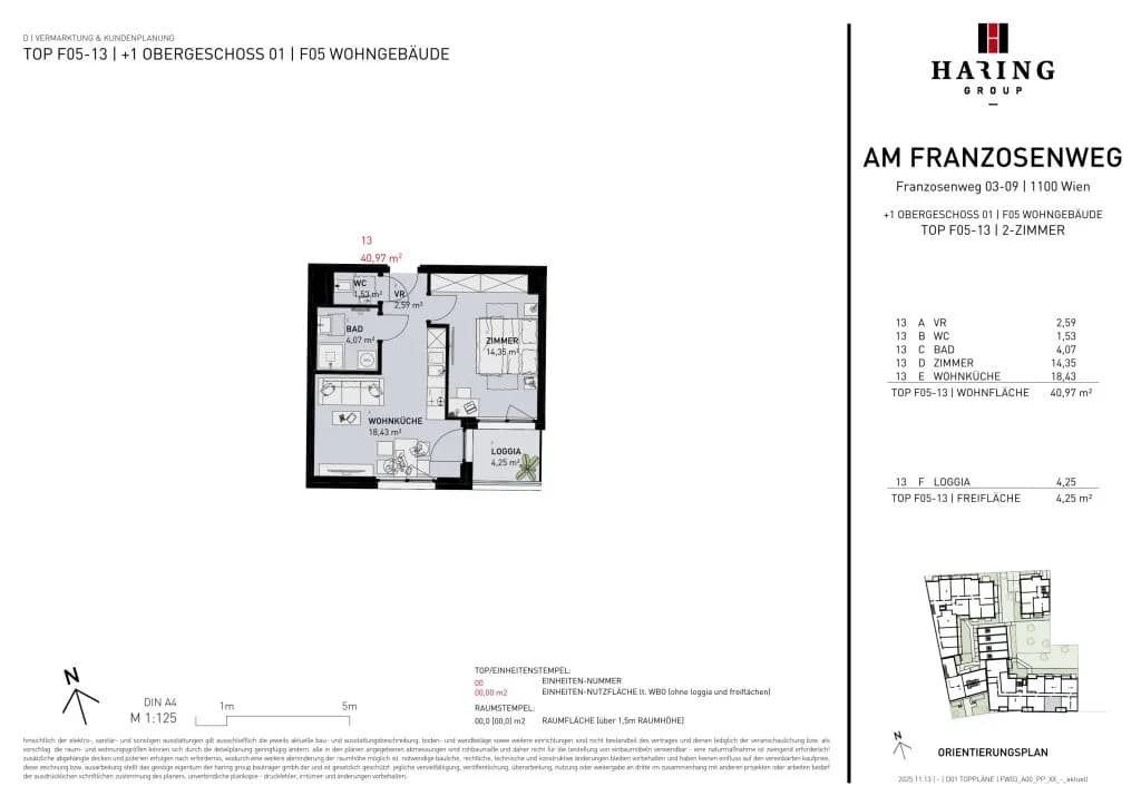 2-Zimmer-Wohnung kaufen in Wien – 40,34 m², € 302.500 – Bild 10 von 10