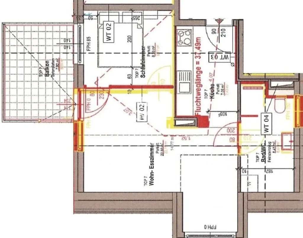 2-Zimmer-Wohnung mieten in Wien – 46,61 m², € 964 – Bild 9 von 9