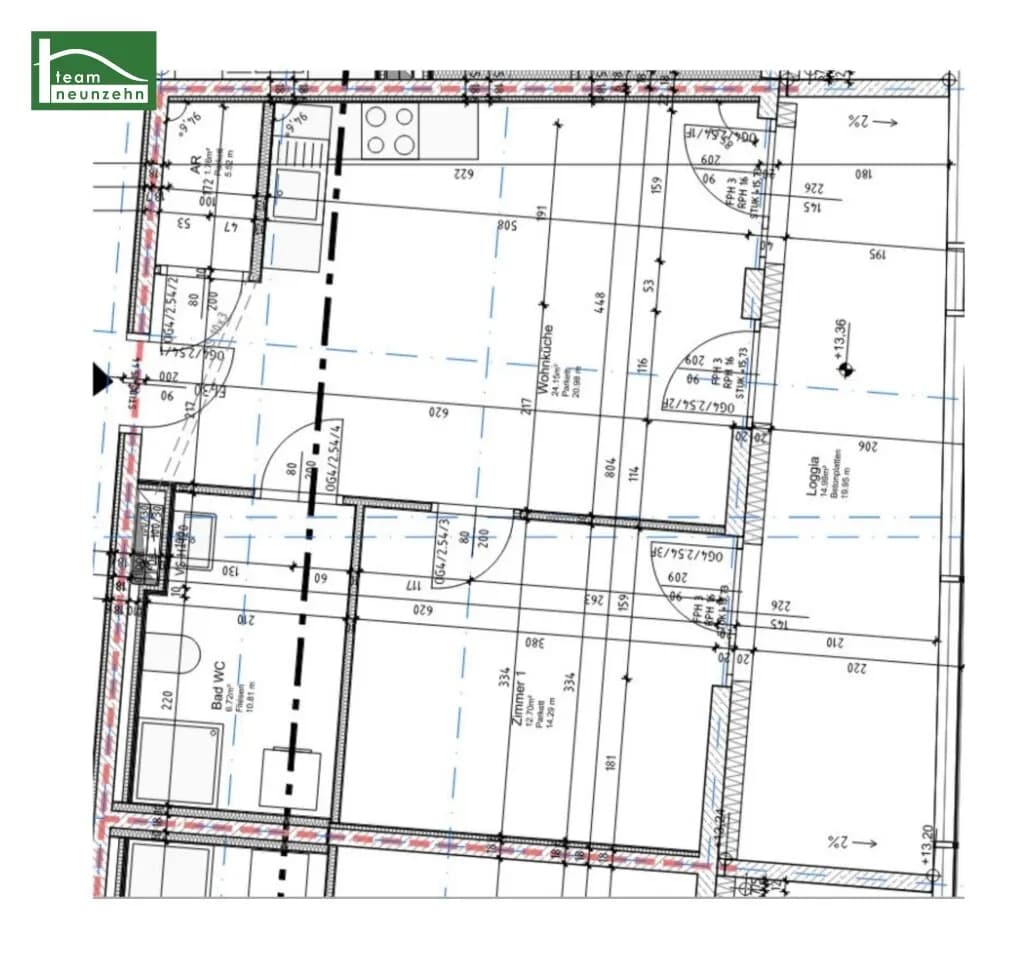 2-Zimmer-Wohnung mieten in Graz – 45,64 m², € 785 – Bild 13 von 13