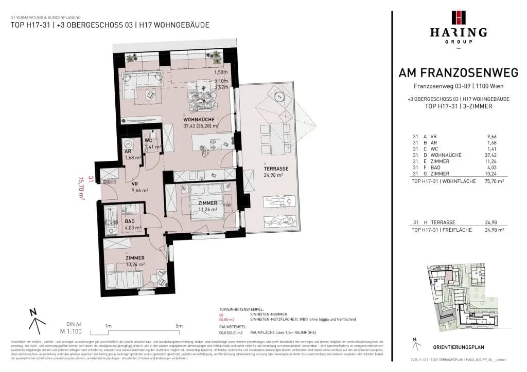 3-Zimmer-Wohnung kaufen in Wien – 76,59 m², € 553.500 – Bild 10 von 10