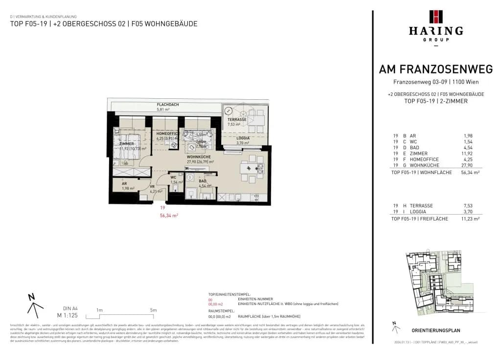 2-Zimmer-Wohnung kaufen in Wien – 57,88 m², € 408.500 – Bild 10 von 10