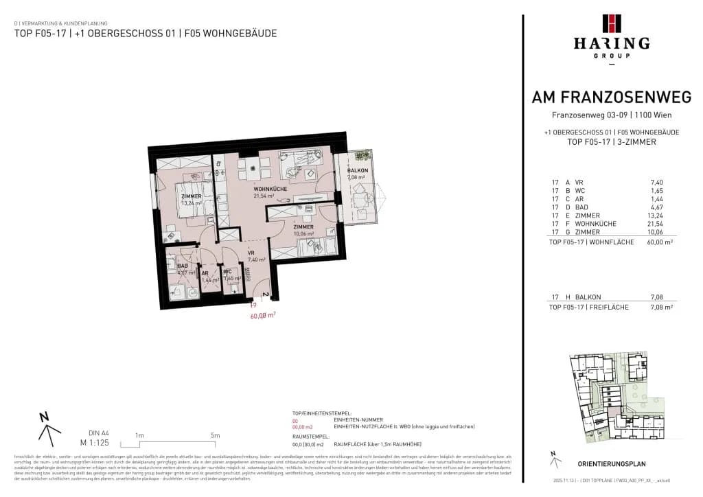 3-Zimmer-Wohnung kaufen in Wien – 59,57 m², € 419.500 – Bild 10 von 10