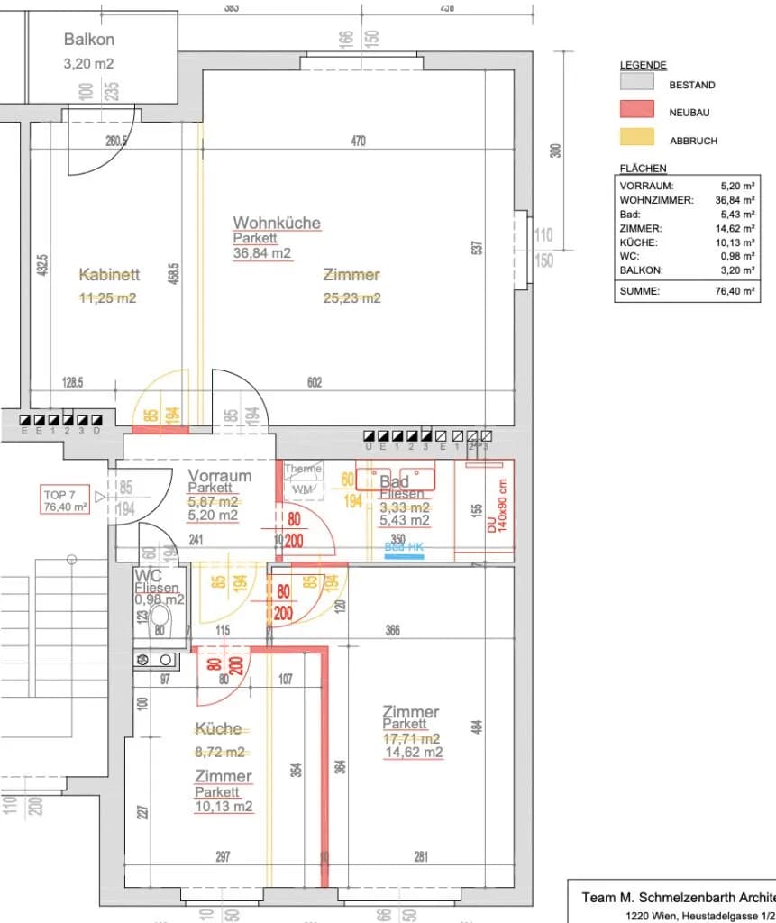 3-Zimmer-Wohnung kaufen in Wien – 73,2 m², € 499.900 – Bild 33 von 33