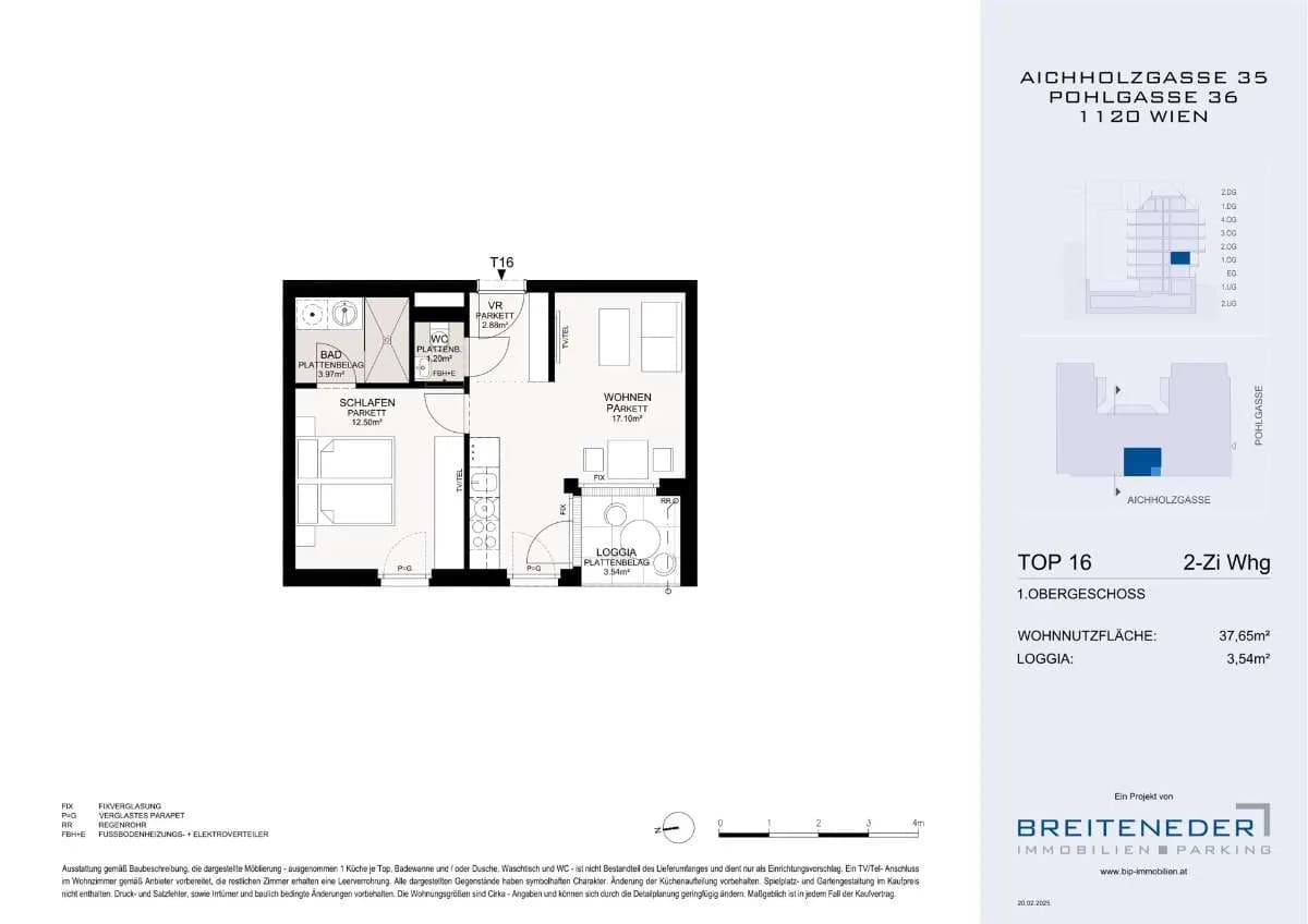2-Zimmer-Wohnung kaufen in Wien – 37,65 m², € 264.000 – Bild 7 von 10