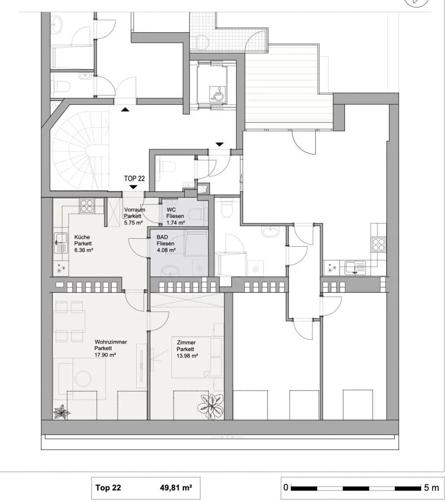 2-Zimmer-Wohnung kaufen in Wien – 49,81 m², € 249.000 – Bild 10 von 10