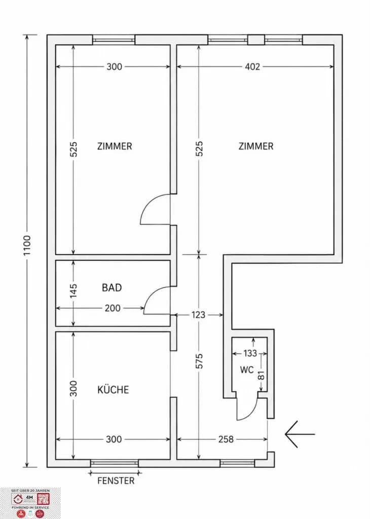 2-Zimmer-Wohnung kaufen in Wien – 66 m², € 297.000 – Bild 8 von 8