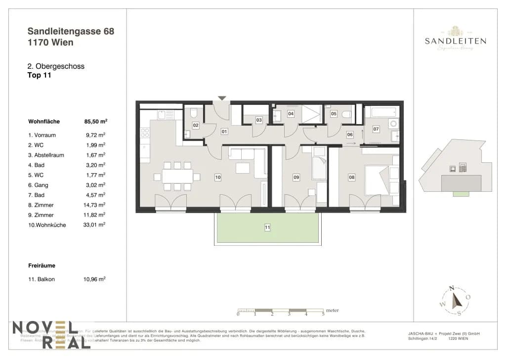 3-Zimmer-Wohnung kaufen in Wien – 85,5 m², € 749.000 – Bild 15 von 15