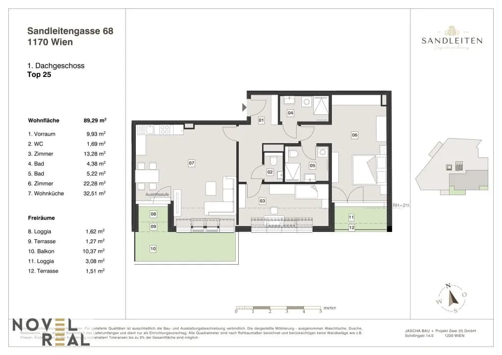 3-Zimmer-Wohnung kaufen in Wien – 93,99 m², € 849.000 – Bild 17 von 17