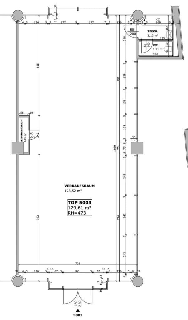 1-Zimmer-Gewerbeimmobilie mieten in Wien – 129 m², € 1.500 – Bild 10 von 10