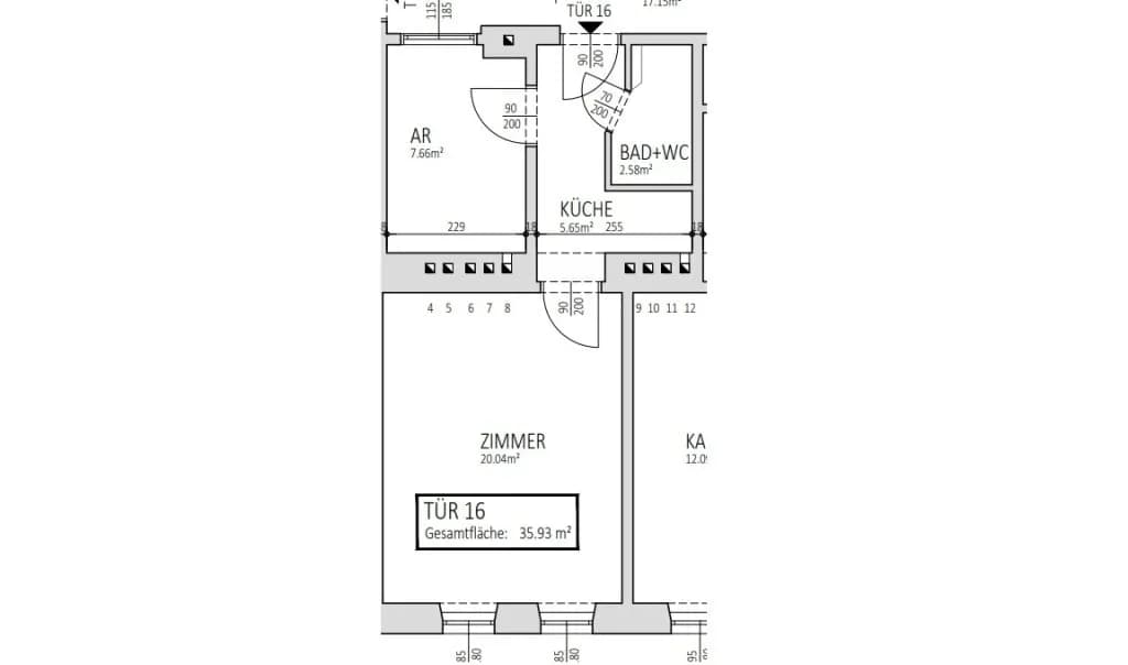 2-Zimmer-Wohnung kaufen in Wien – 35,93 m², € 170.000 – Bild 15 von 15