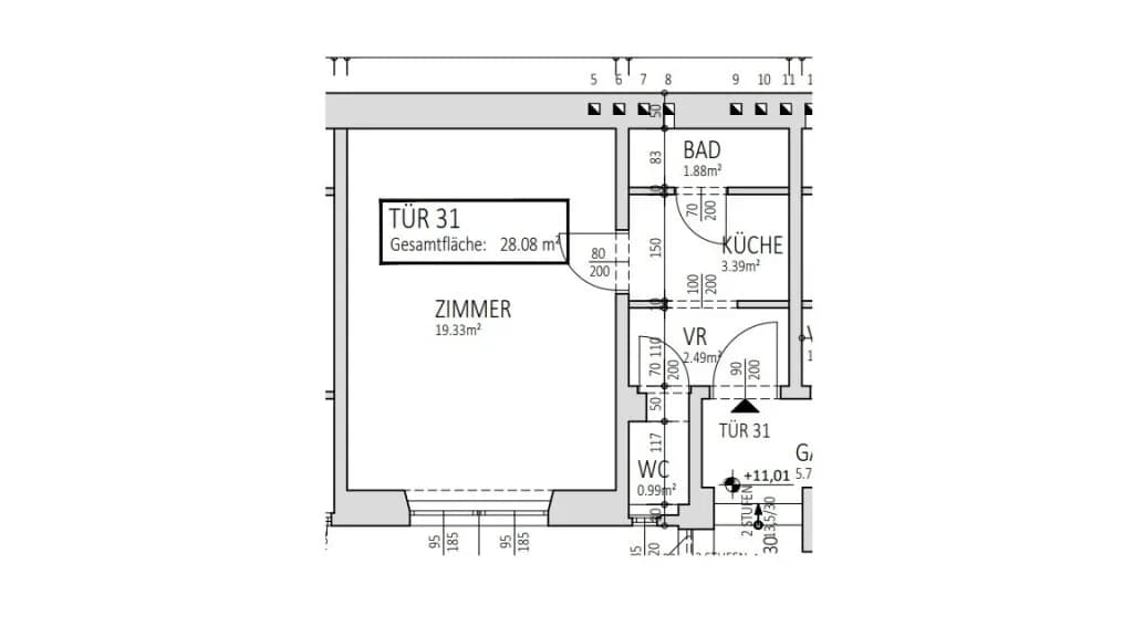 1-Zimmer-Wohnung kaufen in Wien – 28,08 m², € 135.000 – Bild 13 von 13