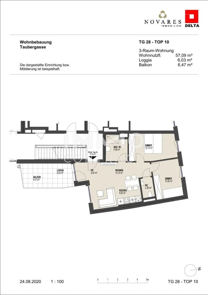 Immobilie kaufen in Wien – 57 m², € 500.600 – Bild 7 von 7