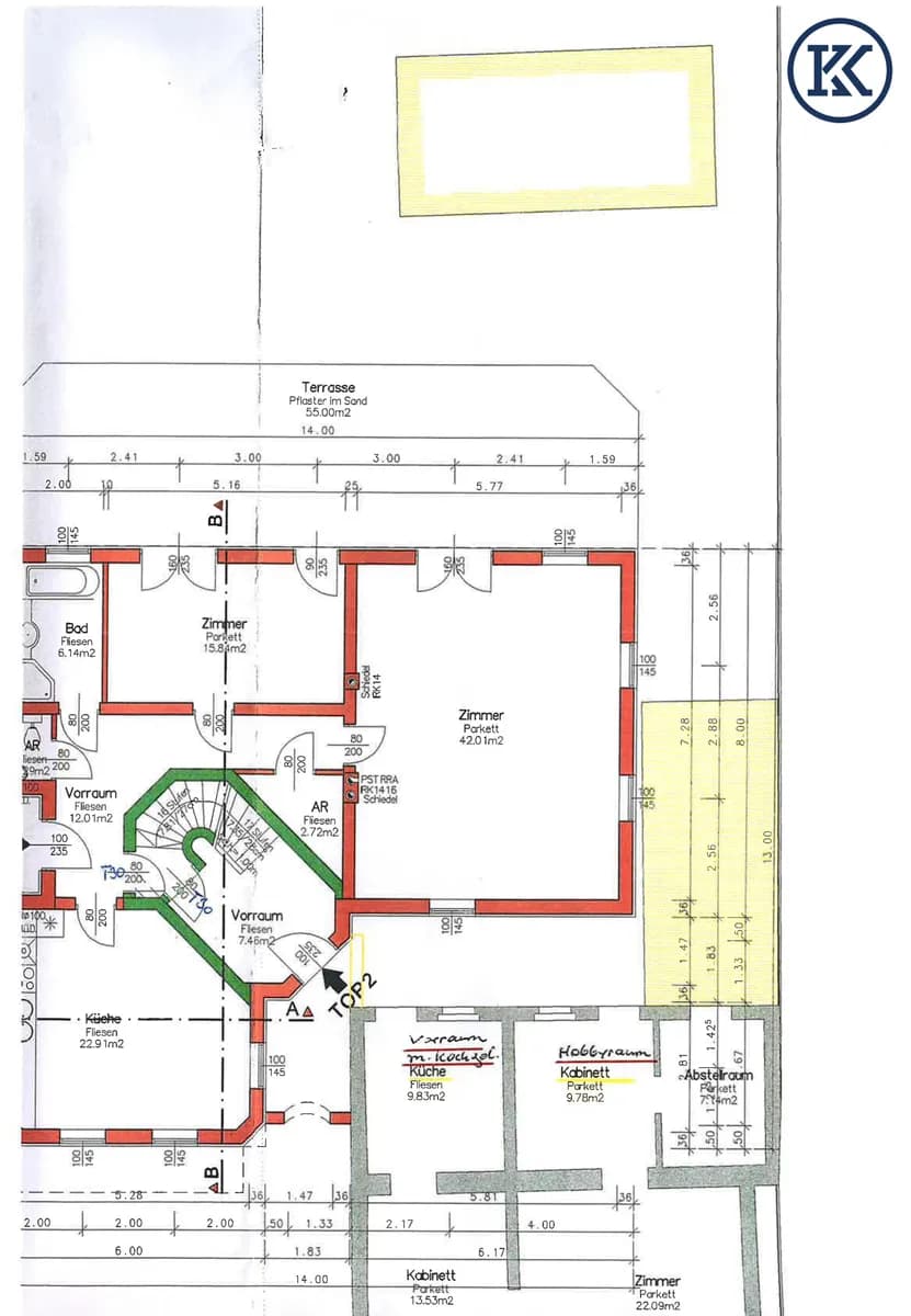 8-Zimmer-Immobilie kaufen in Wien – 214,57 m², € 1.600.000 – Bild 68 von 75