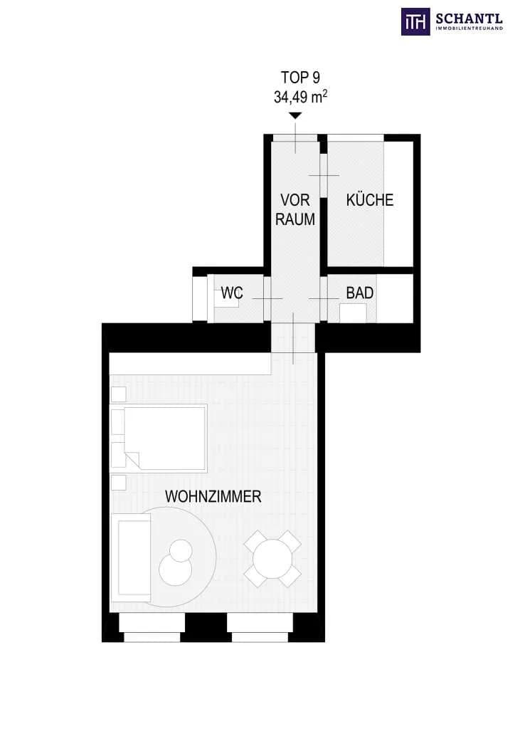 Wohnung kaufen in Wien – 34,49 m², € 169.000 – Bild 17 von 17
