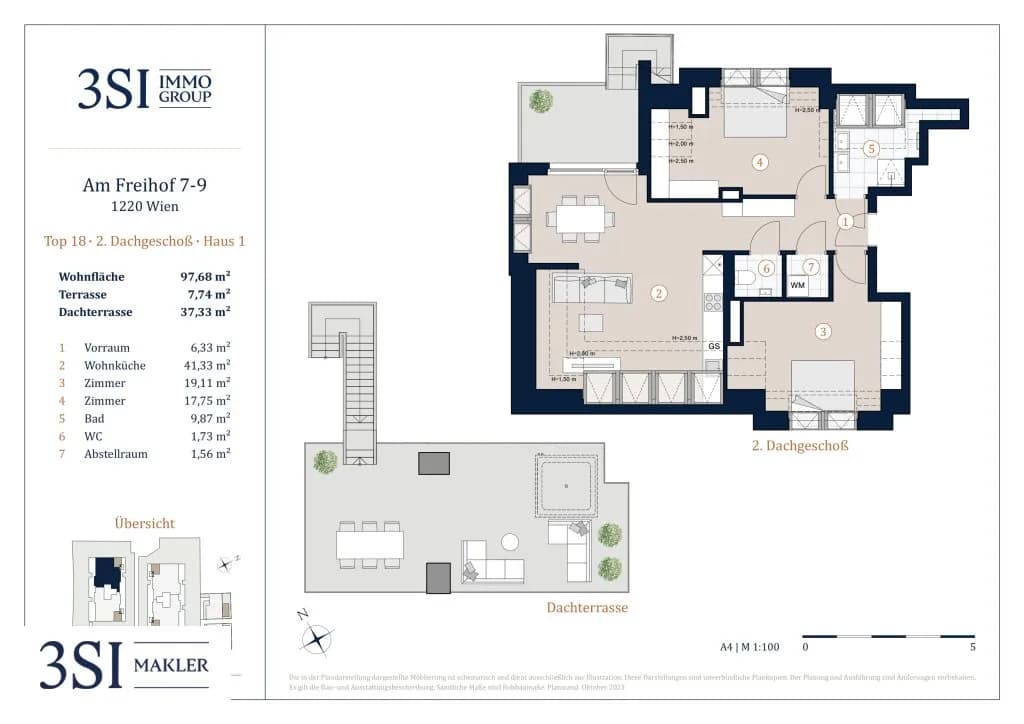 3-Zimmer-Wohnung kaufen in Wien – 97,68 m², € 667.000 – Bild 23 von 23