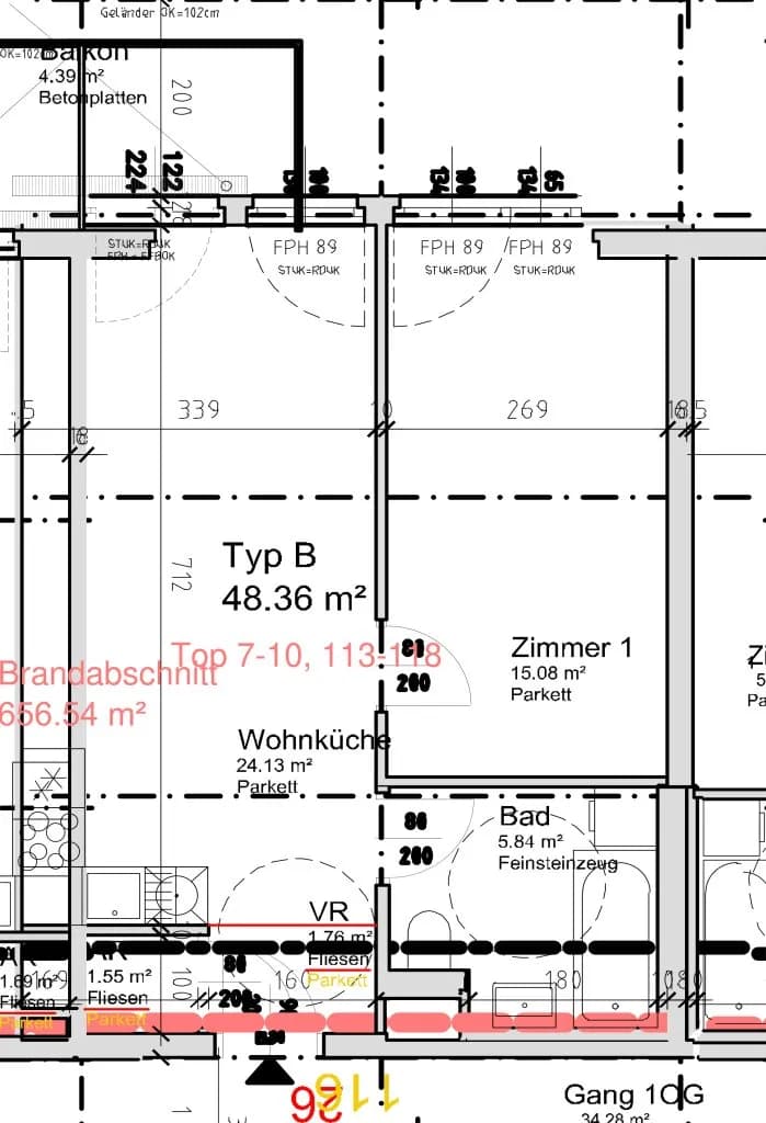 2-Zimmer-Wohnung mieten in Wien – 48,36 m², € 861 – Bild 7 von 7