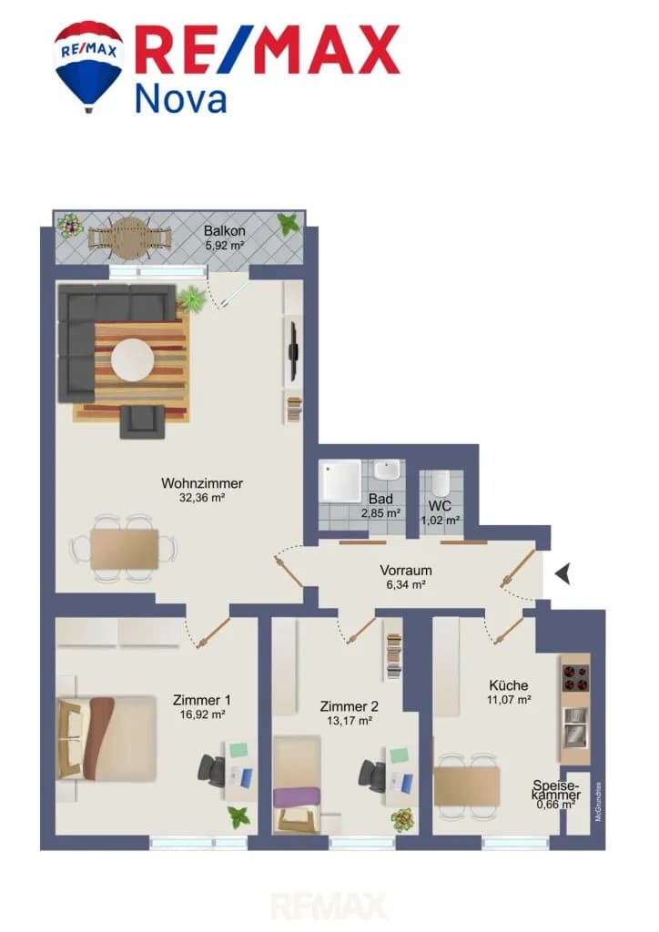 3-Zimmer-Wohnung kaufen in Graz – 86,77 m², € 225.000 – Bild 17 von 18