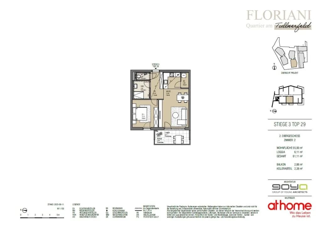 2-Zimmer-Wohnung kaufen in Tulln – 55 m², € 273.000 – Bild 23 von 23