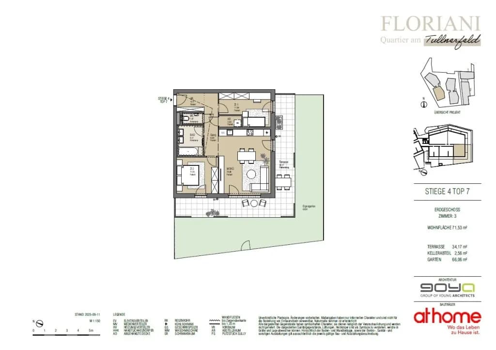 3-Zimmer-Wohnung kaufen in Tulln – 71,53 m², € 376.000 – Bild 31 von 31